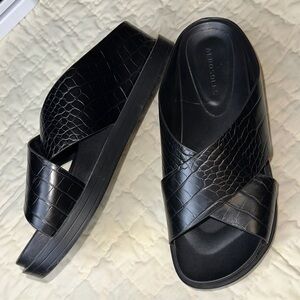 Aerosoles Baily Black sandals sz 9